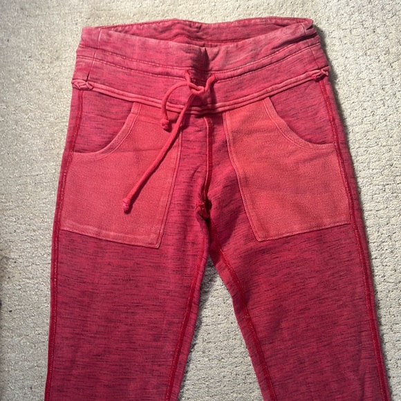 X small free people red leggings - Picture 3 of 4